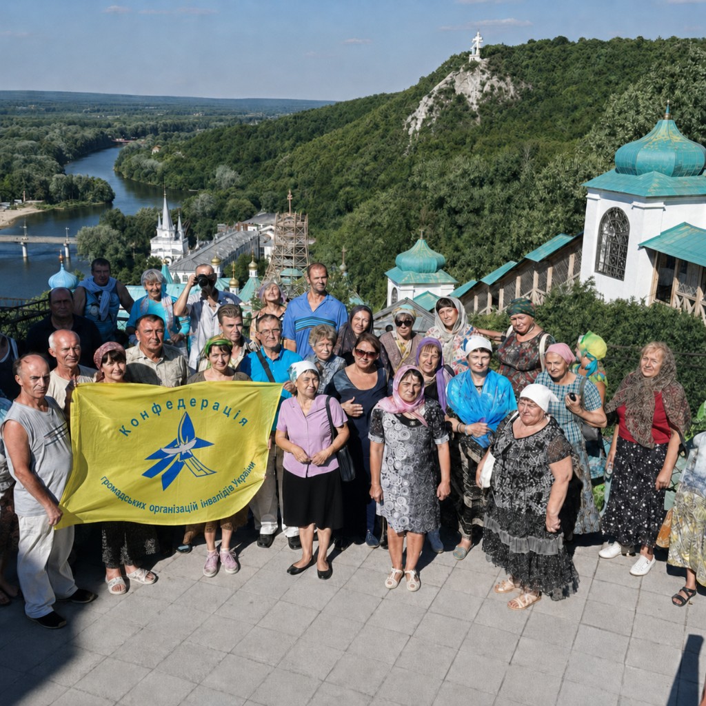 Confederation group visit at Sviatohirsk